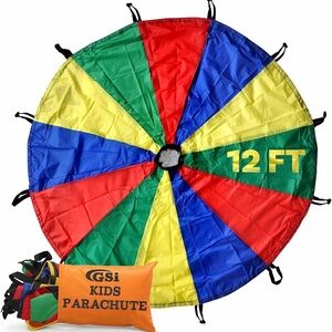 Kids Parachute - Multicolor 12 FT